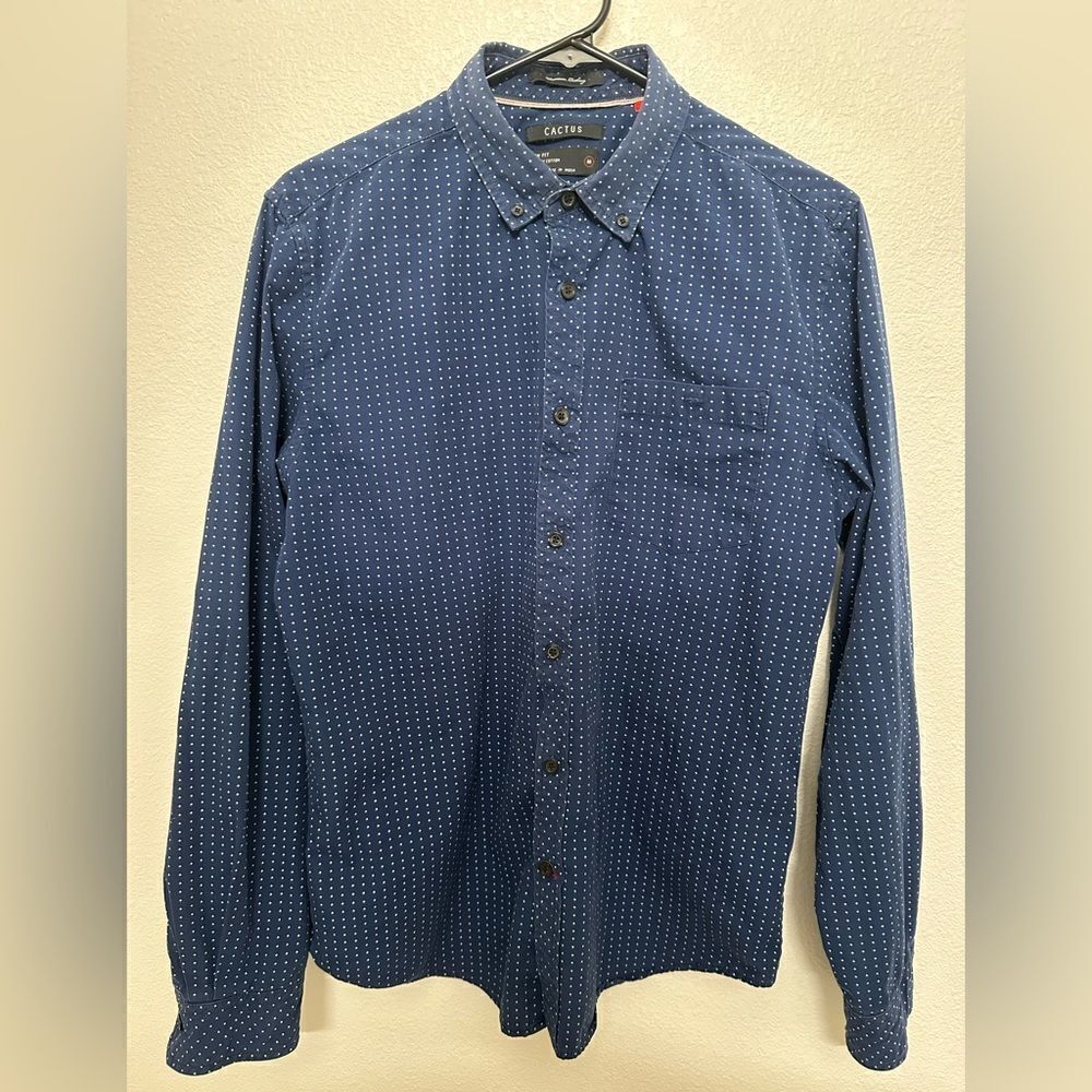 Cactus Man Men’s Blue Botton Down